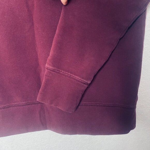 L.L. Bean Cow Neck Sweatshirt Womens S Burgundy Pullover Athleisure Outdoors Com - Picture 5 of 8